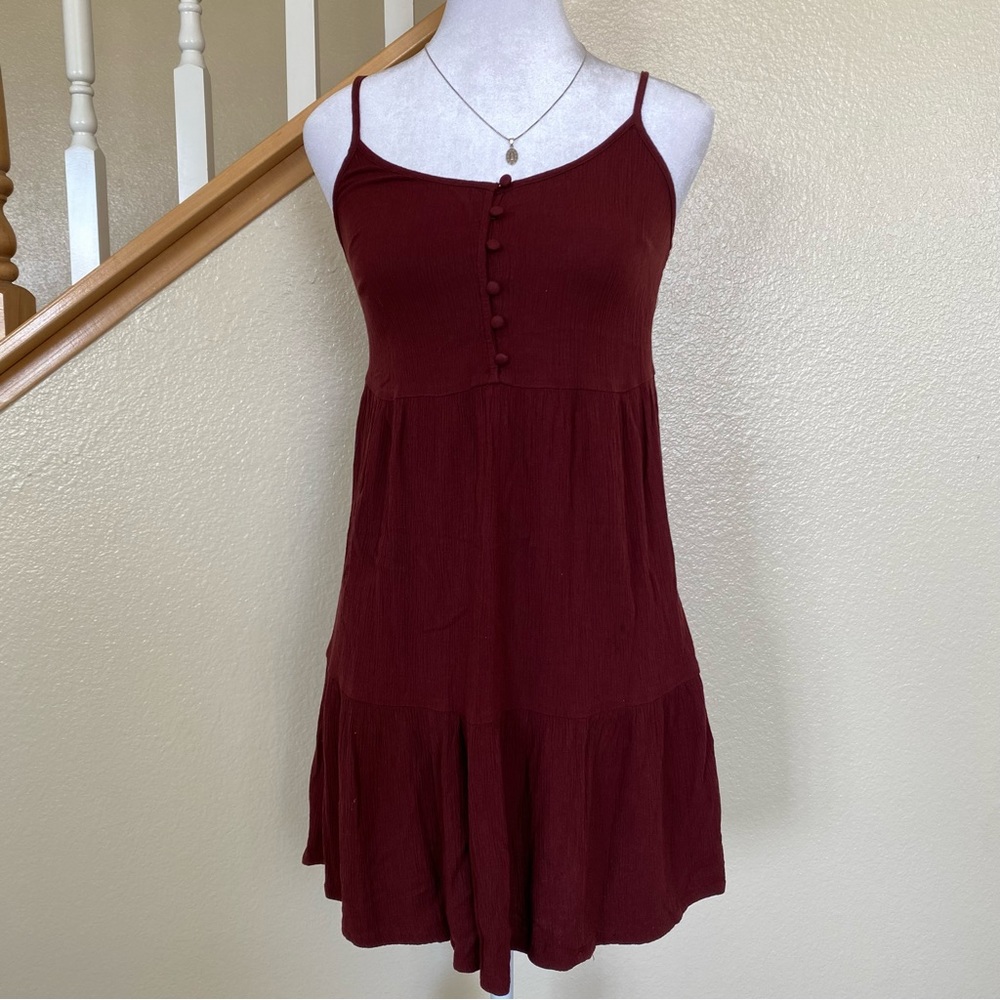 Mossimo brick red boho dress